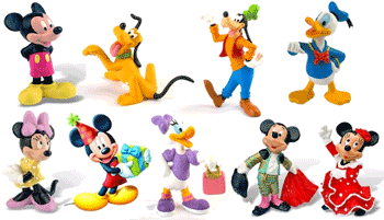 figurine plastic clubul lui mickey mouse