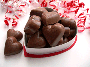 Inimioare dulci din ciocolata de ziua indragostitilor