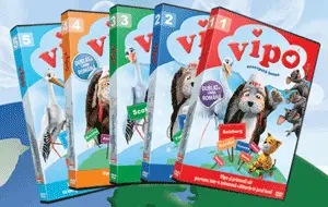 DVD-uri la pret redus cu desene animate Vipo catelusul zburator dublate in limba romana
