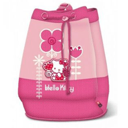 Sacul de umar Hello Kitty este recomandat pentru sport sau sala de gimnastica. 