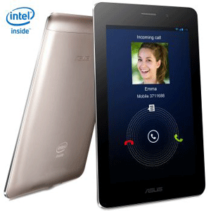 Asus Fonepad : Tableta cu functii de telefon, ecran IPS de 7" si finisaj metalic elegant.