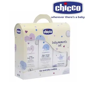 Setul de cosmetice cadou de la Chicco Baby Moments Setul de cosmetice cadou de la Chicco Baby Moments