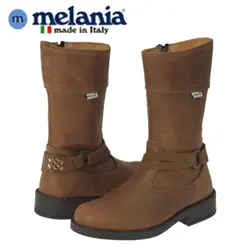 Cizme din piele pentru fetite Melania