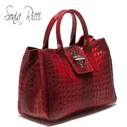 Geanta casual din piele Sonia Ricci