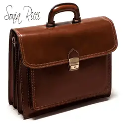 Geanta business din piele Sonia Ricci Marrone