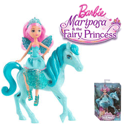 Printesa Barbie pe calut Pegasus
