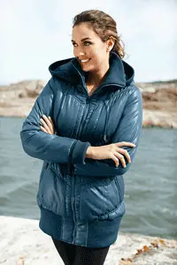 Geaca matlasata stil sport de dama Geaca matlasata stil sport de dama