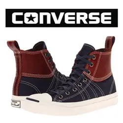 Ghete Converse din piele Jack Purcell