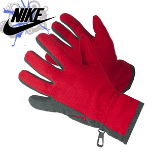 Manusi Unisex Nike Fleece Sport Gloves Red