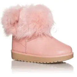Cizme roz UGG impermeabile Fluffy