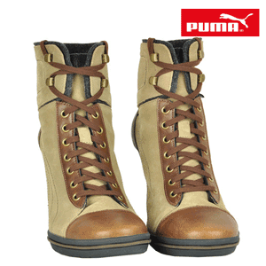 Ghete dama Puma Uberschuh cu toc inalt