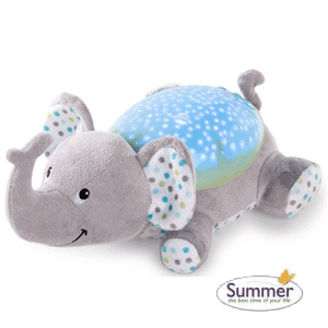 Summer - Proiector si lampa cu sunete Elefantul Eddie