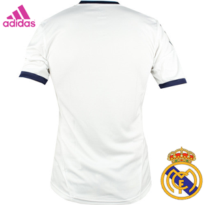 Tricou fotbal Adidas Real Madrid, echipament original, emblema Real Madrid