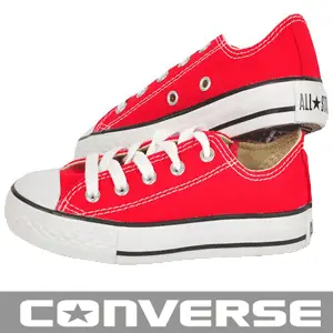 Tenisi Converse Chuck Taylor All Star OX rosii pentru copii