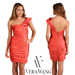 Rochie Vera Wang Stretch Satin One Shoulder