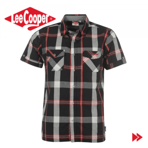 Lee Cooper Short Sleeve Check camasa pentru barbati