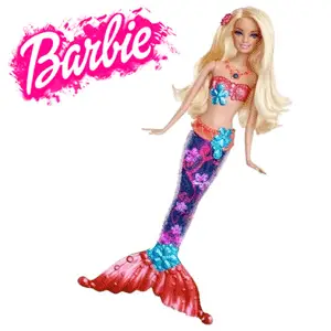 Papusa Sirena Barbie Sclipitoare