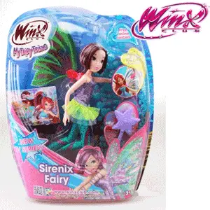 Papusile WINX Sirene Magic si Double Wings, Bloom, Flora, Stella, Musa, Layla si Tecna
