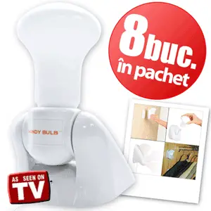 OFERTA HANDY BULB Becul fara fir cu suport in oferta de reducere Mediashop OFERTA HANDY BULB Becul fara fir cu suport in oferta de reducere Mediashop