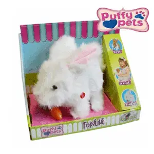 Jucarii din plus Puffy Pets - Iepurasul alb