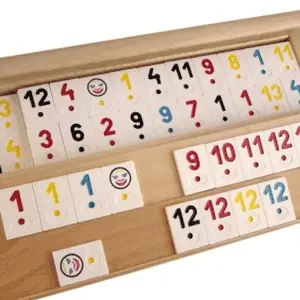 Joc Remi Rummy Medias din lemn