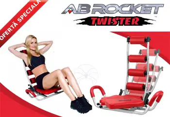 Aparatul de fitness pentru abdomene AB Rocket Twister Aparatul de fitness pentru abdomene AB Rocket Twister
