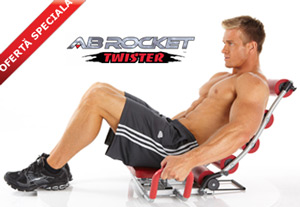 Aparatul Fitness pentru abdomene AB Rocket Twister