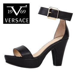 Sandale Versace V1969 Aurore din piele naturala