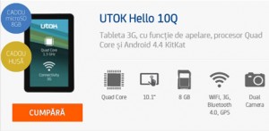 Review Tableta UTOK Hello 3G GSM 10Q