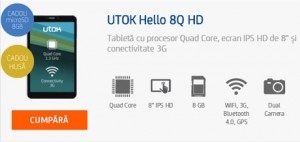 Review Tableta UTOK Hello 3G GSM 8Q HD Review Tableta UTOK Hello 3G GSM 8Q HD