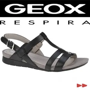 Sandale casual dama Geox Formosa negre