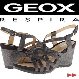 Sandale din piele pentru femei marca GEOX