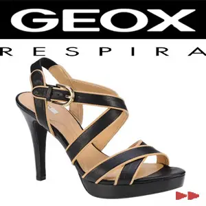 Sandale elegante dama Geox Ivana Sand negru