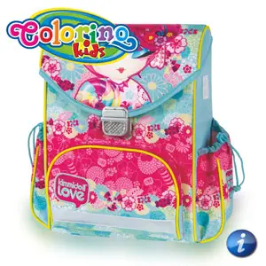 Ghiozdan anatomic Colorino Kimmidoll Love pentru fetite