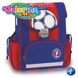 Ghiozdan anatomic Colorino tema Fotbal pentru baieti