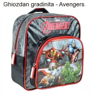 Ghiozdan de gradinita eroii Marvel personaje Avengers