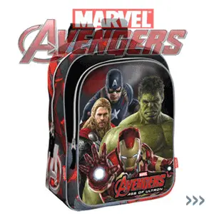 Ghiozdan scoala cls 1 4 Marvel Avengers Age of Ultron baieti