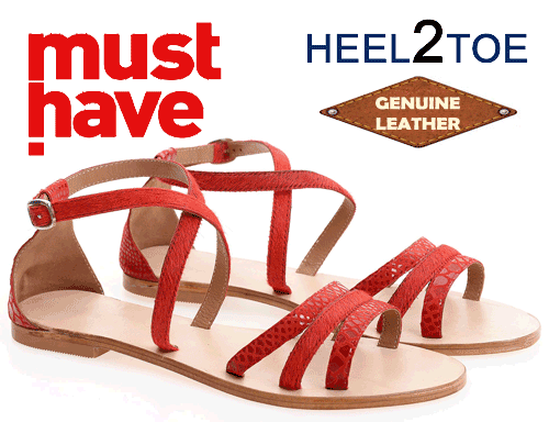 Must Have Leather Heel to Toe Sandals Clearance on Amazon