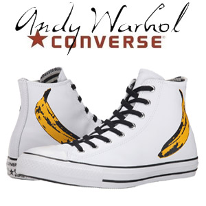 Bascheti din piele Converse Chuck Taylor All Star Andy Warhol Hi Bascheti din piele Converse Chuck Taylor All Star Andy Warhol Hi