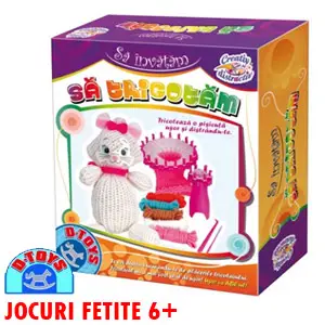 Sa invatam sa tricotam - set de tricotaj Forme Animale