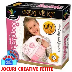 FLOWERY HANDBAG - Set creatie geanta cu motive florale
