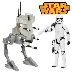 Figurina si vehicul Star Wars Soldat Imperial