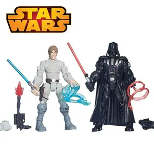 Pachet special Figurina Luke Skywalker si Darth Vader