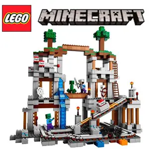 Jucarii LEGO Minecraft cu multe piese Mina