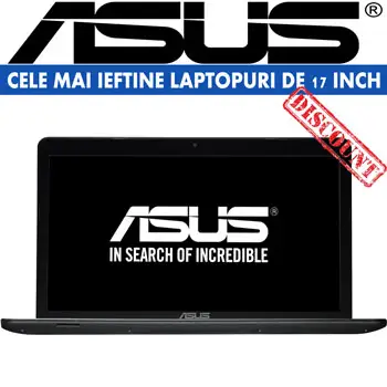Cele mai ieftine laptopuri de 17 inch Laptop Asus X751LB-TY149D Intel Core i3