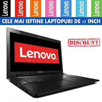 Cele mai ieftine laptopuri de 17 inch Laptop Lenovo G70-80 cu procesor Intel Core i3-5005U