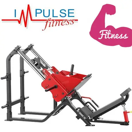 Aparat profesional sala presa picioare 45 grade SL 7020 Impulse Fitness