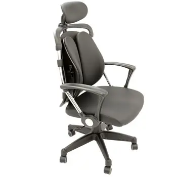 Pret eMAG Scaun de birou ergonomic Kring Ergo cu suport lombar si tetiera